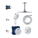 Grohe Grohtherm SmartControl Thermostatische Inbouw Regendoucheset Met