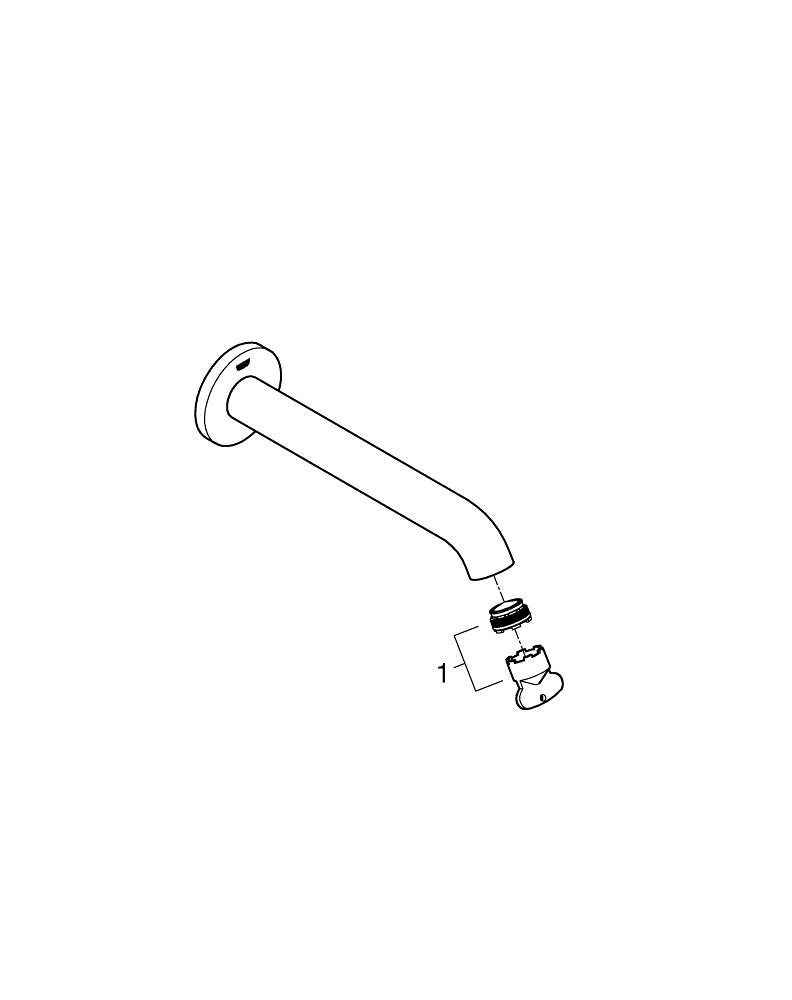 Grohe Essence bec déverseur chrome - 13449001