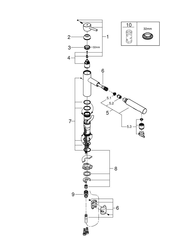 GROHE Concetto Keukenkraan Uittrekbare Uitloop 2 Straalsoorten   C7981dc010e73f1ce41f42c0ddfac314 