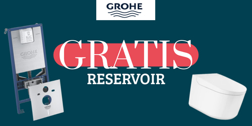 Gratis Grohe inbouwreservoir
