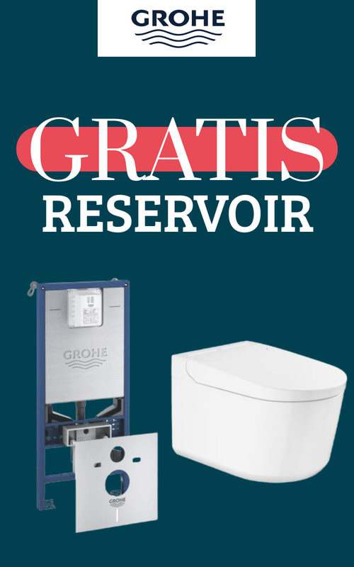 Gratis Grohe inbouwreservoir