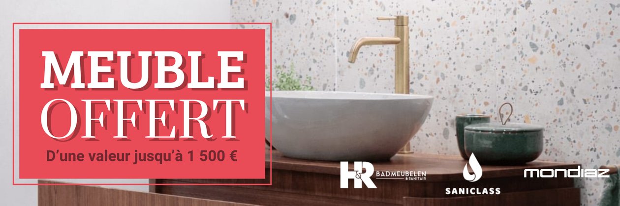 Meuble de salle de bains offert