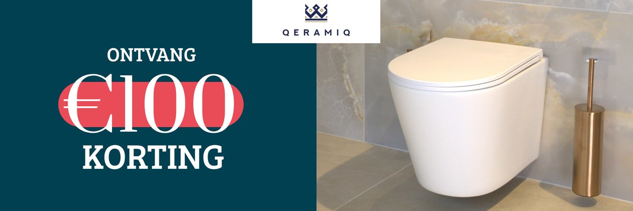 €100 korting toiletset