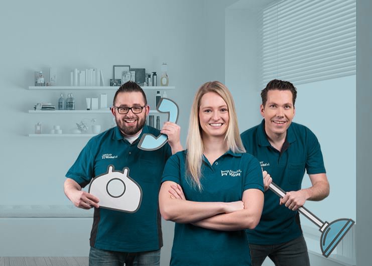 Sanitairwinkel personeel