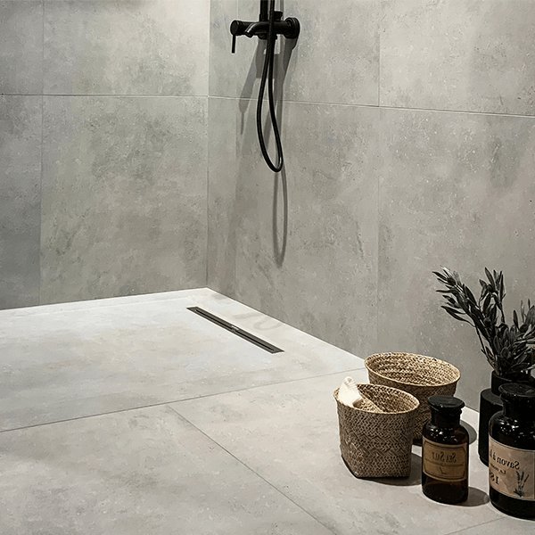 badkamer industrieel donker stijl