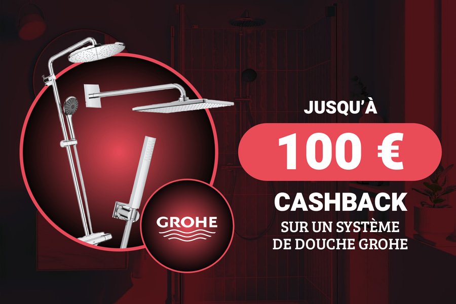 GROHE douchesysteem cashback