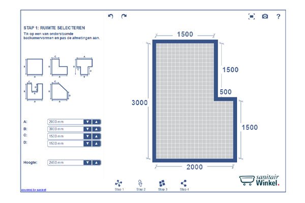 Zelf je badkamer ontwerpen in onze online 3d-planner