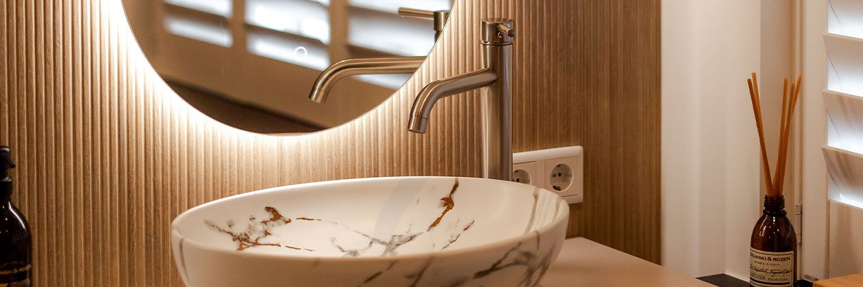 Salle de bains 2026 Motifs, texture et profondeur