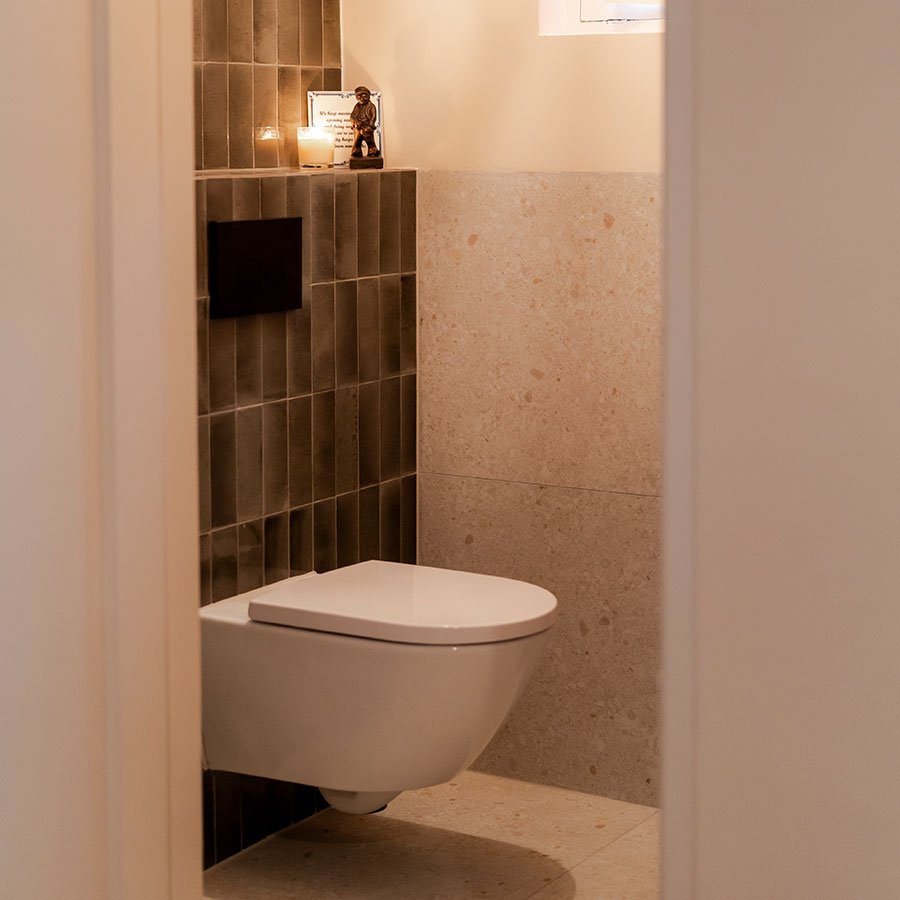 Het groene toilet van Caroline