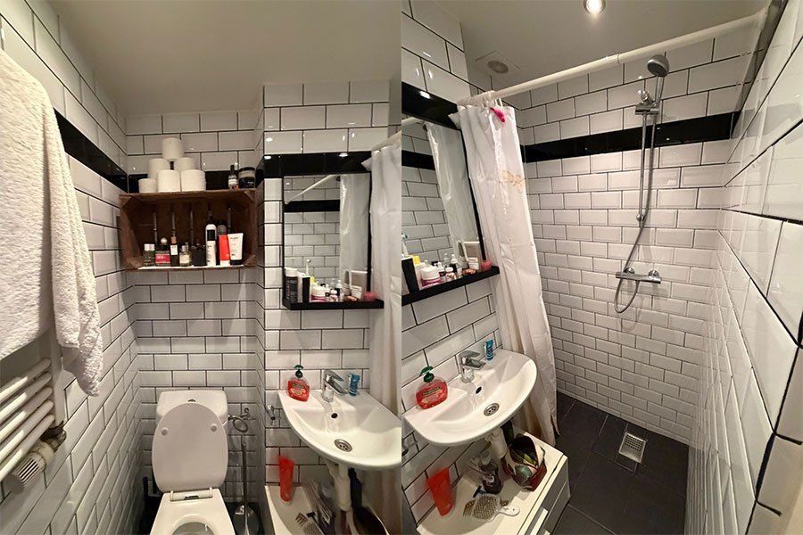 Oude badkamer Geraldine Kemper