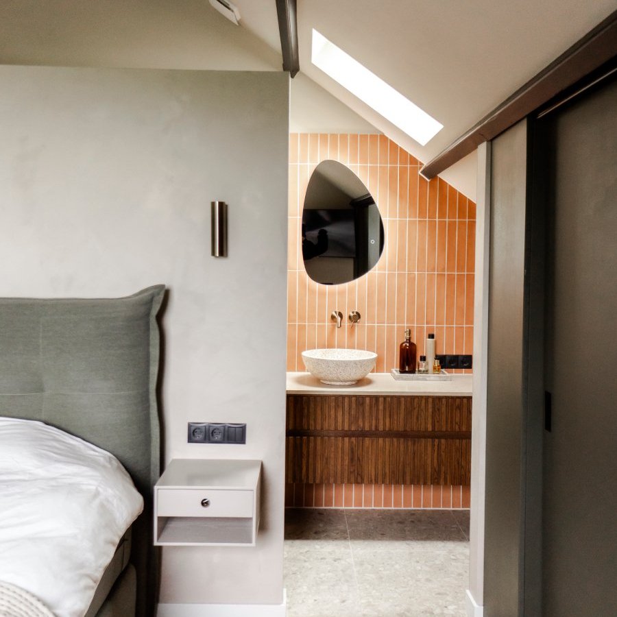 ensuite badkamer bij Marleen