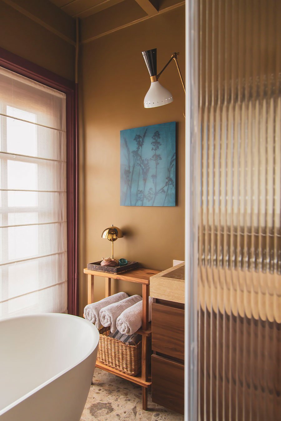 Stucwerk in badkamer Marrit