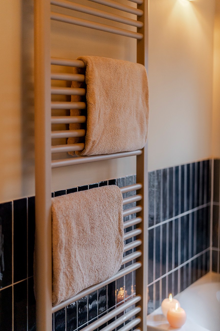 hotel chique badkamer radiator