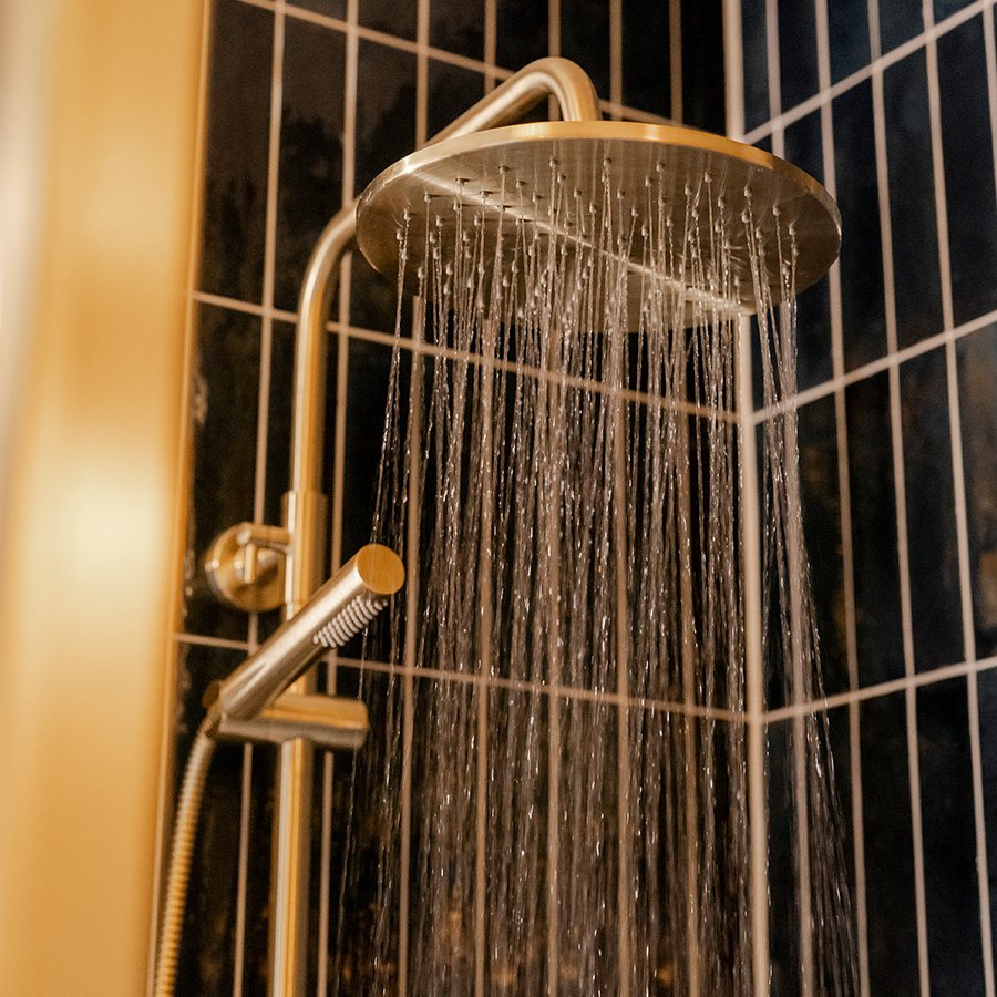 douche van Mieke en Olaf