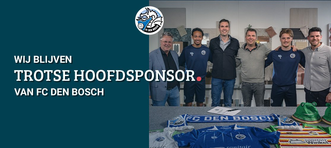 Sanitairwinkel blijft hoofdsponsor FC Den Bosch
