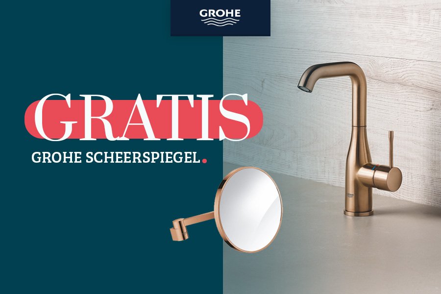 gratis grohe scheerspiegel