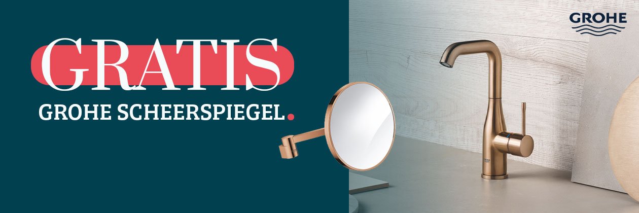 Gratis scheerspiegel grohe