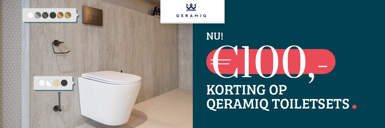 €100 korting toiletset