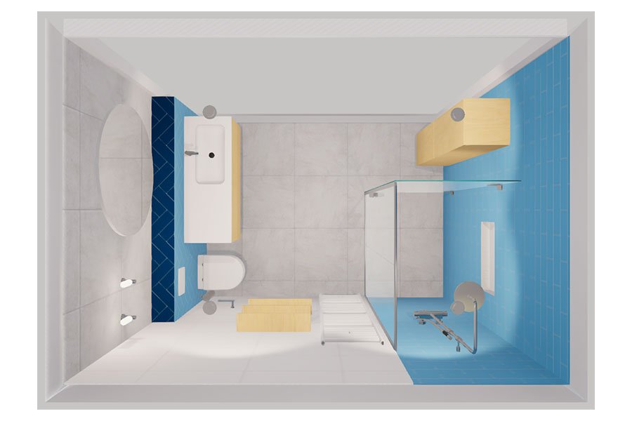 complete badkamer aquamarine