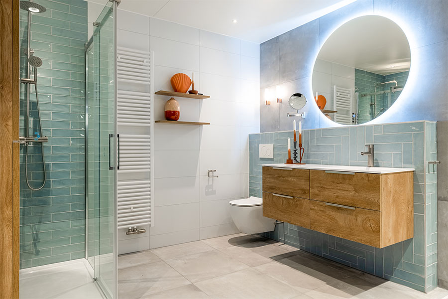 complete badkamer aquamarine