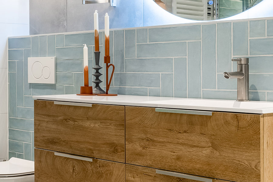 complete badkamer aquamarine