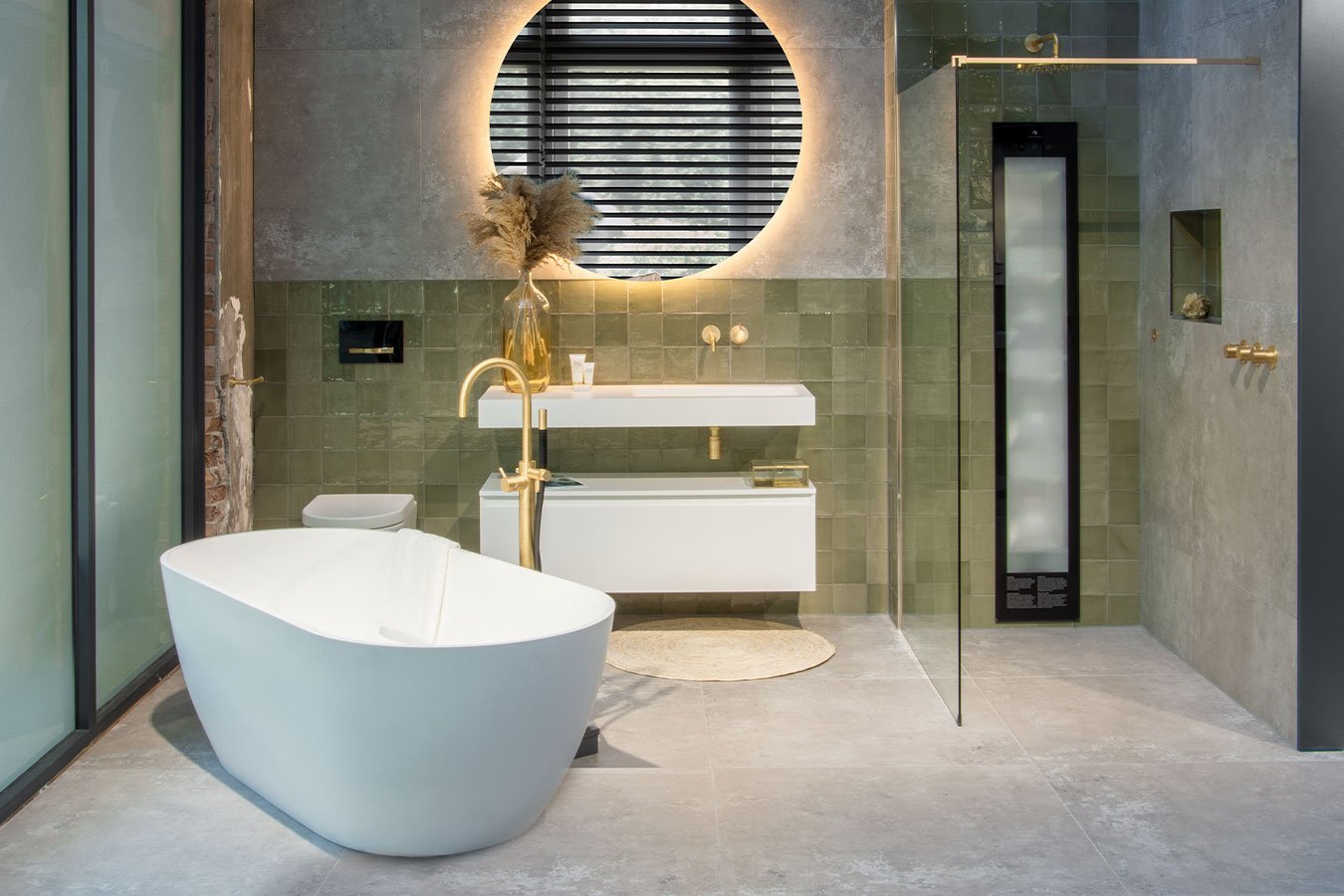 badkamer goud luxe stijl wellness