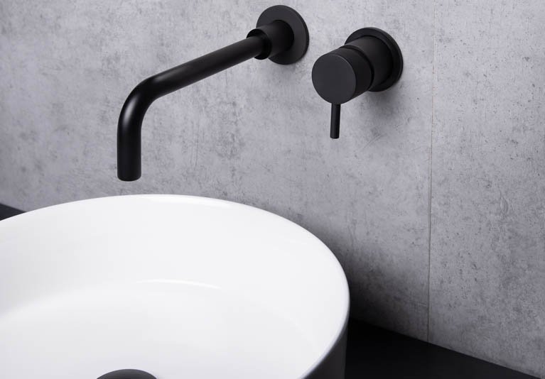 Moderne inbouw wastafelkraan
