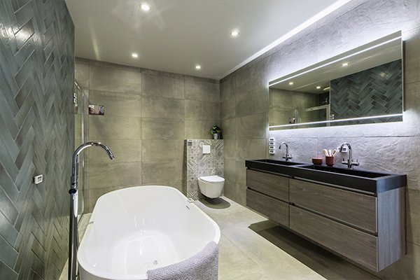 Complete badkamer, robuust beton