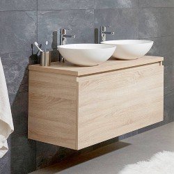 complete badkamer landelijk landelijke hout