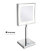 Aliseo LED Cubik make-up spiegel 21.5cm messing/staal chroom SW203690 Aliseo LED Cubik make-up spiegel 21.5cm messing/staal chroom SW203690