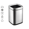Aliseo Prestige afvalemmer edelstaal 24x34x24cm geborsteld chroom SW203762 Aliseo Prestige afvalemmer edelstaal 24x34x24cm geborsteld chroom SW203762