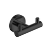 Aliseo Nexxus dubbele handdoekhaak messing 8.2x4.8x5.5cm mat zwart SW203871 Aliseo Nexxus dubbele handdoekhaak messing 8.2x4.8x5.5cm mat zwart SW203871