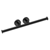 Aliseo Nexxus dubbele toiletrolhouder messing 34.6x4.8x7.2cm mat zwart SW203876 Aliseo Nexxus dubbele toiletrolhouder messing 34.6x4.8x7.2cm mat zwart SW203876