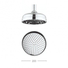 Crosswater Fixed Hds Hoofddouche - 20cm - zonder Douchearm - hoogglans chroom SW73325