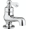 Crosswater Belgravia Lever Mini fonteinkraan - warm/koud - wit keramiek - zonder waste - hoogglans chroom SW209185