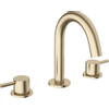 Crosswater MPRO wastafelkraan 3 gats met uitloop 18.7cm geborsteld messing (goud) SW209248 Crosswater MPRO wastafelkraan 3 gats met uitloop 18.7cm geborsteld messing (goud) SW209248