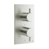Crosswater MPRO inbouw thermostatisch badkraan verticaal 2 weg met greeps in roestvrij staal SW209253 Crosswater MPRO inbouw thermostatisch badkraan verticaal 2 weg met greeps in roestvrij staal SW209253