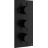 Robinet de douche thermostatique encastré Crosswater MPRO vertical 2 vannes noir mat SW209259