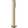 Crosswater MPRO Handdoucheset - voor badrandmontage - 1 stand - geborsteld messing (goud) SW209272