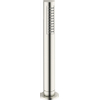 Crosswater MPRO Handdoucheset - voor badrandmontage - 1 stand - geborsteld RVS SW209274