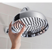 Crosswater Fixed Hds tête de douche 20cm avec Easy Clean sans bras de douche chrome SW73325