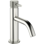 Crosswater MPRO Wastafelkraan geborsteld roestvrij staal - met geribbeld design - zonder waste - geborsteld RVS SW209242