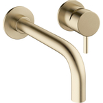 Crosswater MPRO Wastafelkraan - inbouw - 2gats - geborsteld messing OUTLETSTORE STORE30813
