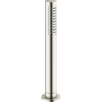 Crosswater MPRO Handdoucheset - voor badrandmontage - 1 stand - geborsteld RVS SW209274