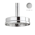 Crosswater 1920s Regendouche - 20cm - zonder douchearm - hoogglans chroom SW73440