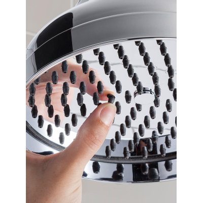 Crosswater Fixed Hds tête de douche 20cm avec Easy Clean sans bras de douche chrome