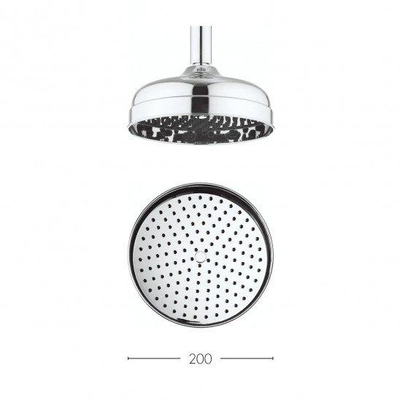 Crosswater Fixed Hds Hoofddouche - 20cm - zonder Douchearm - hoogglans chroom