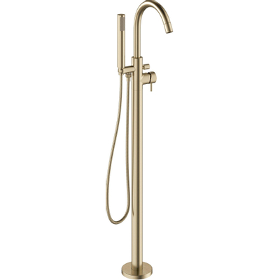 Crosswater MPRO Robinet de baignoire sur pied - avec douchette - laiton brossé
