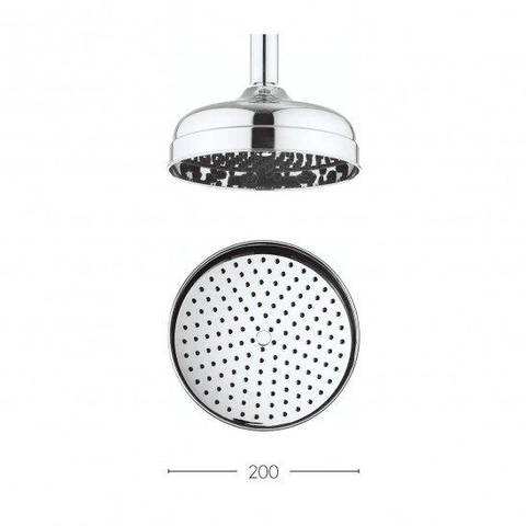 Crosswater Fixed Hds Hoofddouche - 20cm - zonder Douchearm - hoogglans chroom SW73325