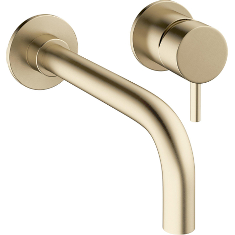 Crosswater MPRO Robinet de lavabo - encastré - 2 trous - laiton brossé SW209243
